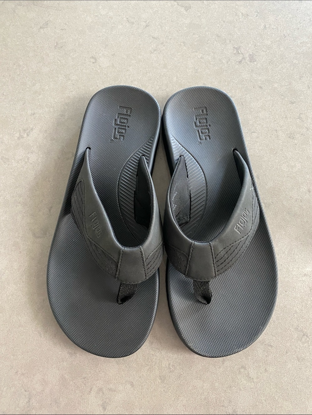 NEW Flojos Jorge 2.0 - Men's Sandal Black Flip Flop Sandals Size 9